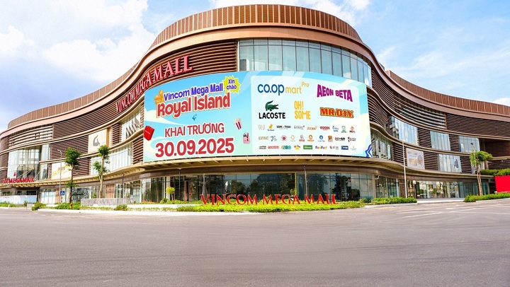TTTM Vincom Mega Mall Royal Island đã chính thức ấn định khai trương ngày 30/9.