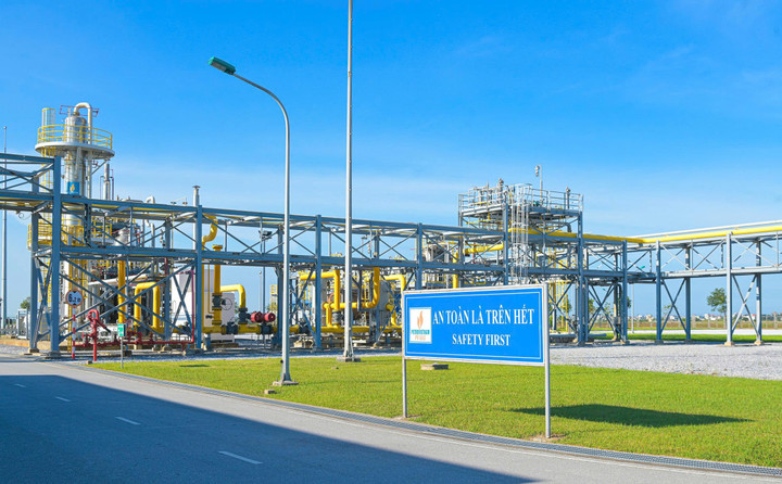 Một góc công trình khí Hàm Rồng - Thái Bình.