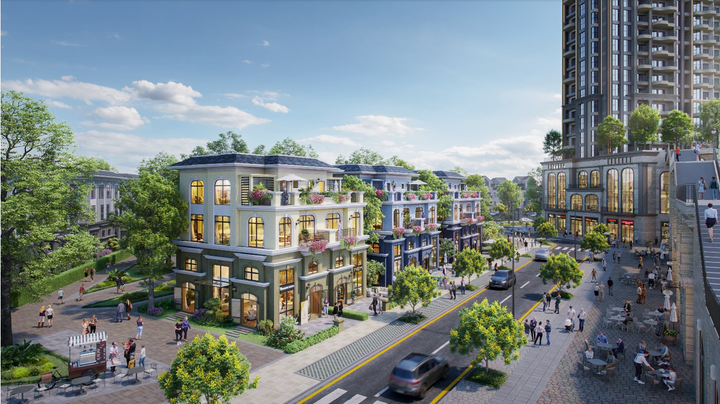 The Campus 2 hấp dẫn nhờ đối diện 3 tầng khối đế thương mại Central Park Residences.