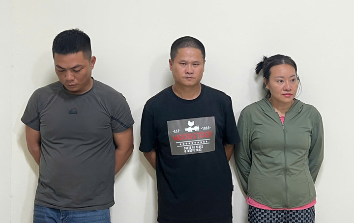 3 đối tượng bị bắt giữ.