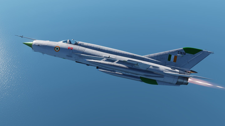 MiG-21bis của Không quân Ấn Độ. Ảnh Digital Combat Simulator