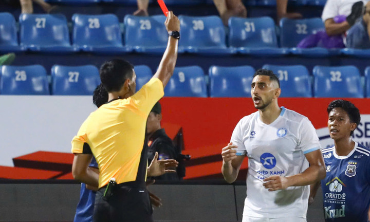 Mahmoud Eid bị truất quyền thi đấu. (Ảnh: Kim Chi)