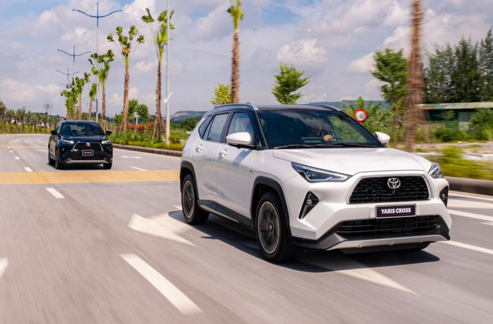Mẫu xe Yaris Cross có phiên bản HEV duy trì vị trí dẫn đầu doanh số của TMV nhiều tháng qua. (Ảnh: TMV)