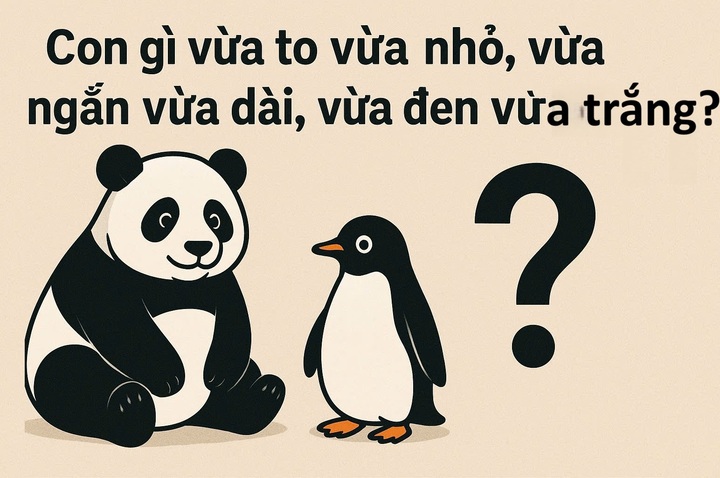 Con gì vừa to vừa nhỏ, vừa ngắn vừa dài, vừa đen vừa trắng? (Ảnh minh họa)