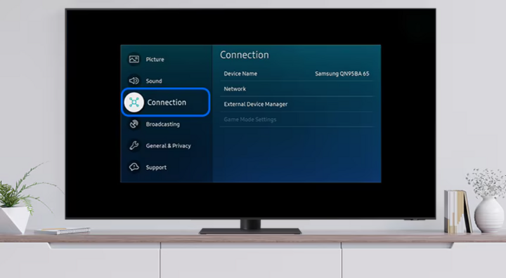 Một trong những lỗi thường gặp trên Smart TV là lỗi kết nối Wifi. (Ảnh: Samsung)