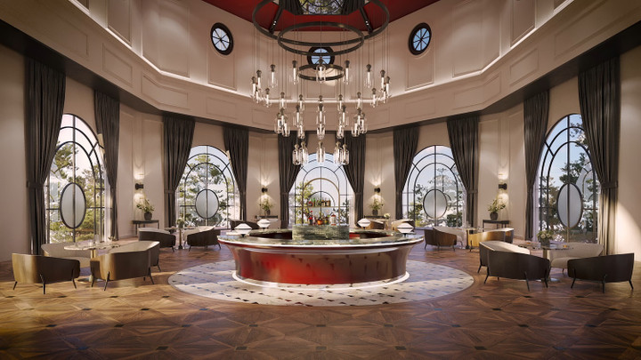 Nhà hàng All-day Dining và Wine Bar & Cigar Lounge là những tiện ích điểm nhấn tại Country Club, mang đến trải nghiệm ẩm thực, thư giãn và gắn kết cộng đồng cư dân.