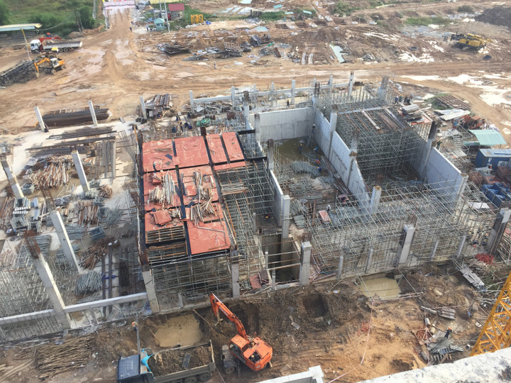 Quá trình xây dựng Nhà máy NPK Phú Mỹ.