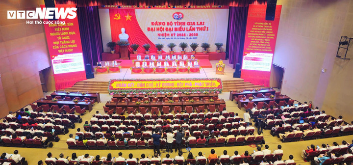 Quang cảnh phiên trù bị Đại hội đại biểu Đảng bộ tỉnh Gia Lai lần thứ I, nhiệm kỳ 2025-2030.