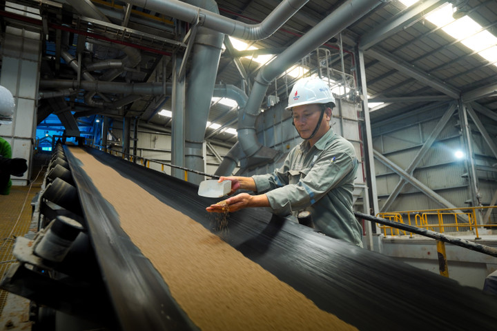 Kỹ sư Nhà máy kiểm tra chất lượng sản phẩm.