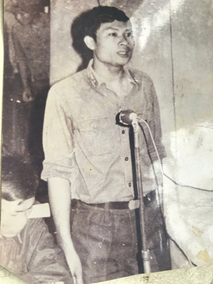 Hình ảnh thời trẻ của cảnh vệ Nguyễn Đắc Thoại.