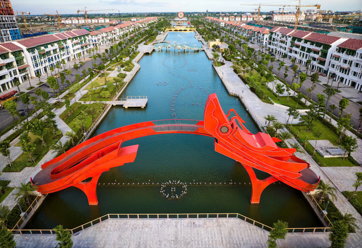 Không gian sống gắn kết thiên nhiên tại Sun Urban City Hà Nam. (Ảnh: Minh Khánh)