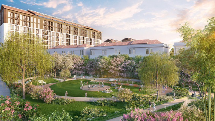 Chuỗi tiện ích sinh thái và thể thao giúp cư dân tận hưởng cuộc sống khỏe mạnh. (Ảnh: Sun Property)