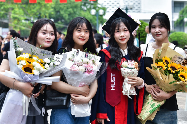 Lượng sinh viên tốt nghiệp xuất sắc Bách khoa Hà Nội năm 2025 cao kỷ lục. (Ảnh: HUST)