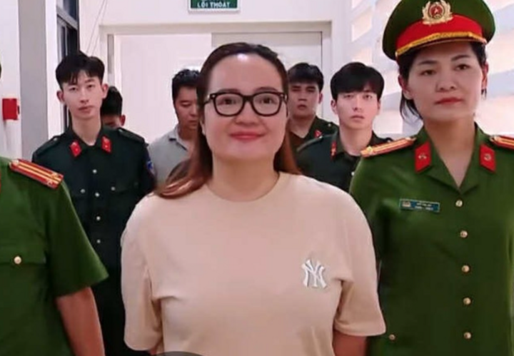 Bị can Hoàng Thị Hường.