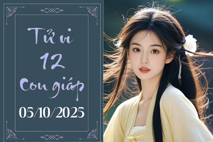 Tử vi 12 con giáp hôm nay ngày 5/10/2025: Tỵ phát tài, Dần thận trọng