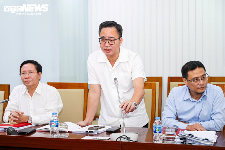 Phó Tổng Giám đốc VOV Phạm Mạnh Hùng chia sẻ tại lễ phát động. (Ảnh: Minh Đức)