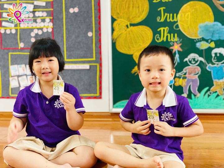 Trường Mầm non Kid's Color thông báo đón học sinh trở lại trường vào ngày 6/10 (Ảnh: FBNT)