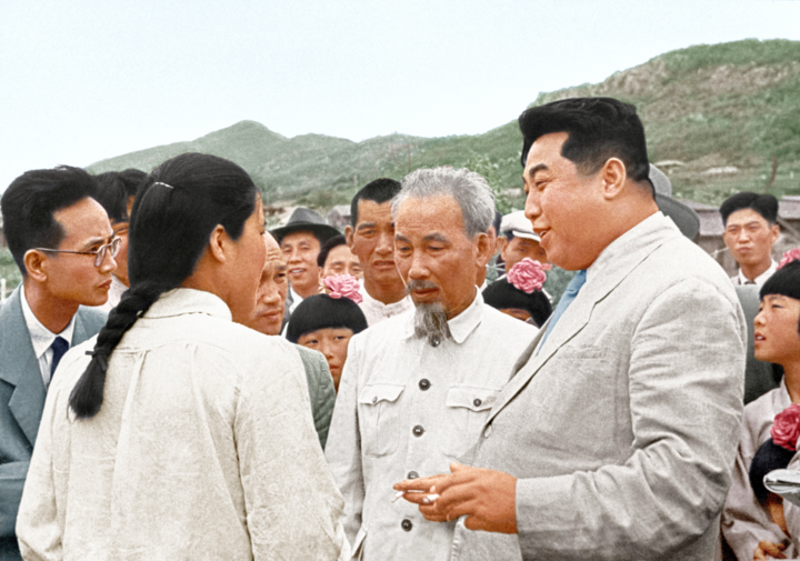 Phát biểu tại cuộc mít tinh, Chủ tịch Hồ Chí Minh đã gửi lời chào các vị lãnh đạo Đảng, Nhà nước Cộng hòa Dân chủ Nhân dân Triều Tiên, gửi lời chào nhân dân Thủ đô Bình Nhưỡng và nhân dân Triều Tiên.