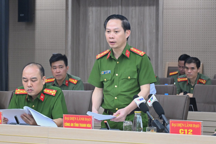 Đại tá Trịnh Văn Giang, Phó Giám đốc Công an tỉnh Thanh Hóa.