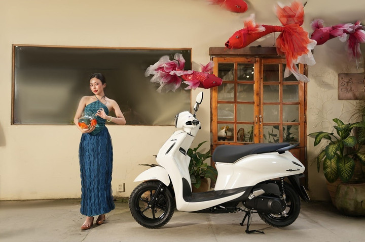 Yamaha Grande phiên bản đặc biệt màu mới 2025. (Ảnh: Yamaha)
