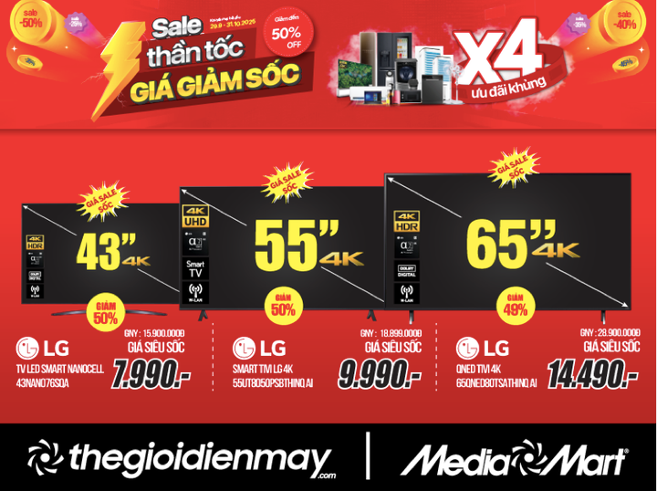 Sale thần tốc - giá giảm sốc: MediaMart sale lớn đến 50% hàng nghìn mặt hàng - 2