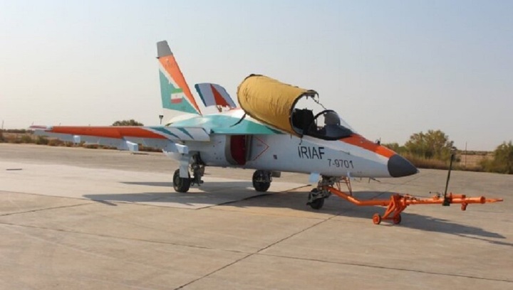 Máy bay huấn luyện Yak-130 của Không quân Iran.Ảnh Military Watch