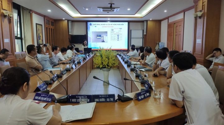 Bệnh viện Hữu Nghị tổ chức lễ nghiệm thu Hệ thống phần mềm Hồ sơ bệnh án điện tử ngày 19/9/2025.