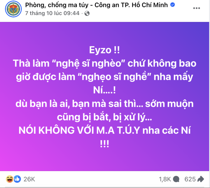 Ngôn ngữ fanpage đậm chất gen Z.