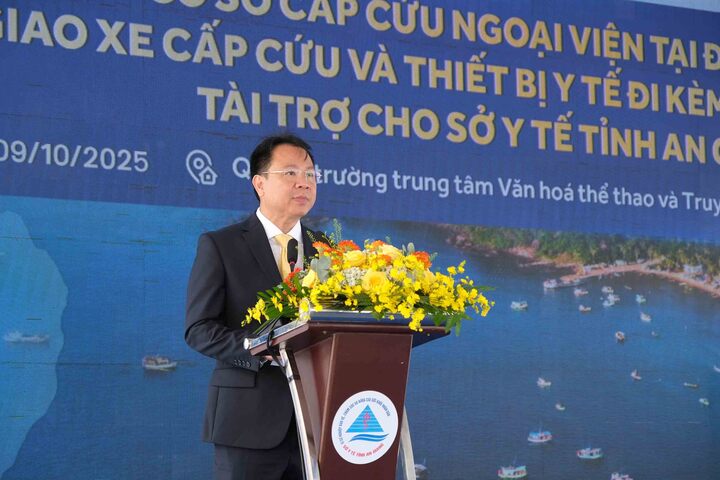 PGS.TS.BS Trần Quang Hiền – Tỉnh ủy viên, Giám đốc Sở Y tế tỉnh An Giang - chia sẻ, sự kiện là niềm tự hào về chất lượng y tế trong cộng đồng địa phương.