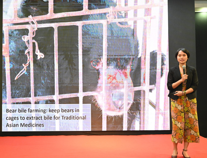 TS Nguyễn Thị Thu Trang, Giám đốc và nhà sáng lập của trung tâm hành động vì động vật hoang dã WildAct. Ảnh : BTC