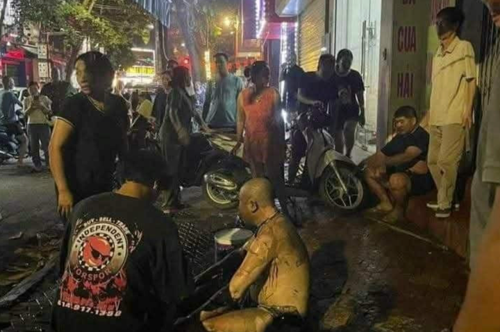 Hiện trường vụ việc. (Ảnh: CTV)