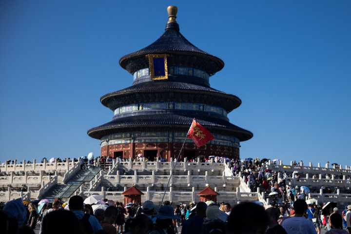 Đại điện Kỳ Niên trong quần thể Thiên Đàn (Công viên Thiên Đàn), Bắc Kinh, Trung Quốc. (Ảnh: Reuters)