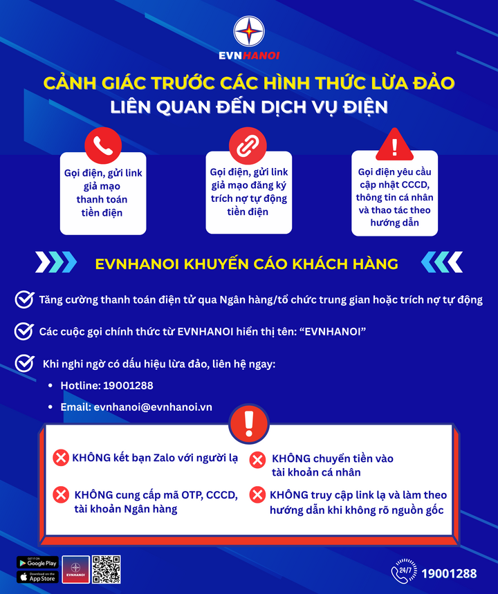 EVNHANOI khuyến cáo khách hàng về thủ đoạn mạo danh ngành điện để lừa đảo - 2