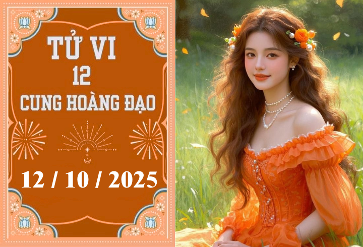 Tử vi 12 cung hoàng đạo ngày 12/10: Song Ngư vượng phát, Bọ Cạp cần bình tĩnh