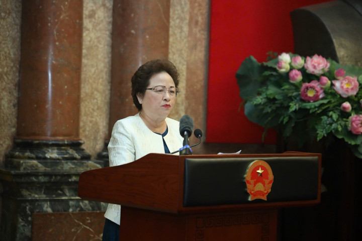 Chủ tịch Tập đoàn BRG phát biểu tại buổi gặp mặt của Tổng Bí thư, Chủ tịch nước Tô Lâm với đoàn đại biểu doanh nhân tiêu biểu ngày 11/10/2024.