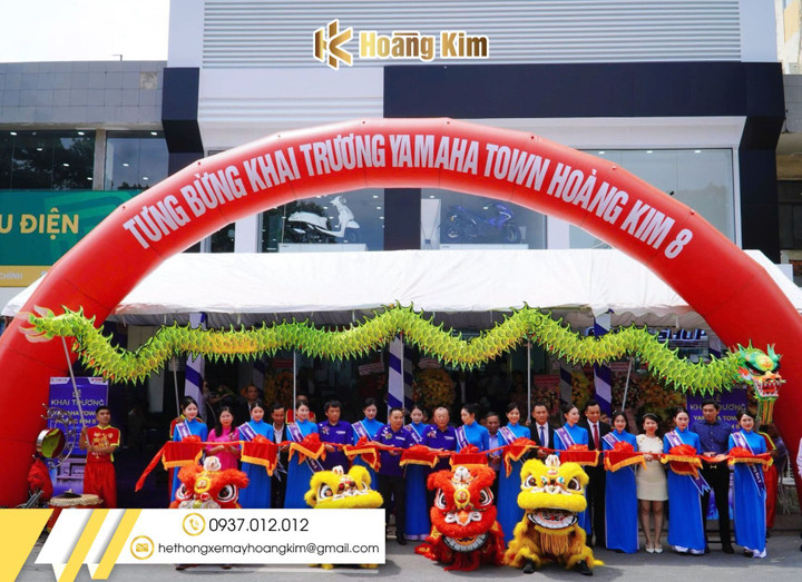 Yamaha Hoàng Kim chi nhánh Bình Thạnh chính thức khai trương.