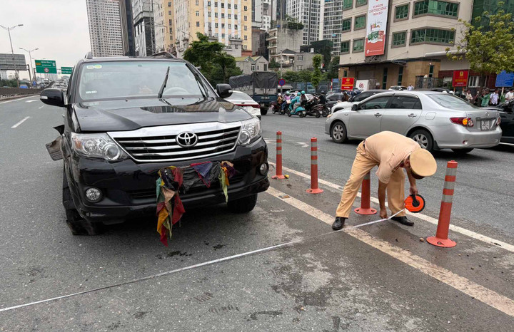 Chiếc ô tô trong vụ việc.