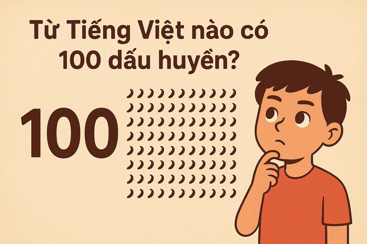 ما هي الكلمة الفيتنامية التي تحتوي على 100 لهجة خطيرة؟