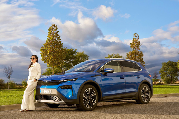 Mẫu xe Enyaq dự kiến sẽ ra mắt thị trường Việt Nam vào năm 2026. (Ảnh: Škoda)