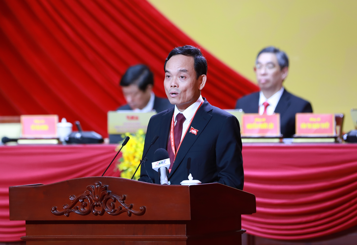 Bí thư Trần Lưu Quang phát biểu bế mạc Đại hội Đảng bộ TP.HCM nhiệm kỳ 2025 - 2030.