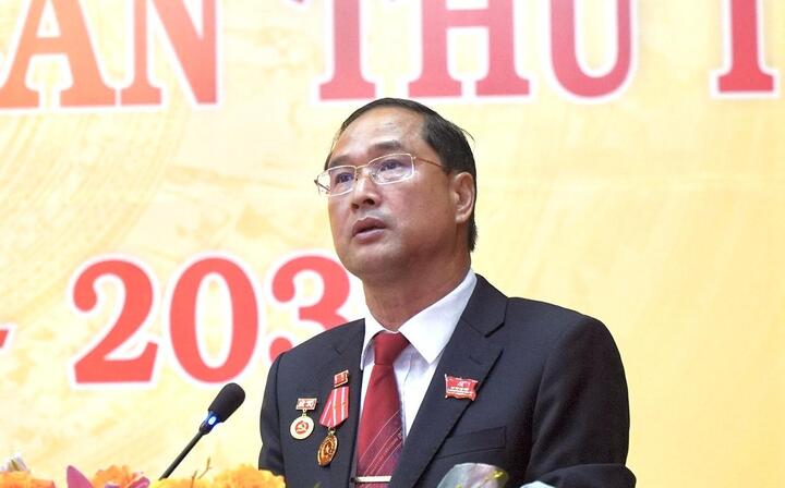 Bí thư Đảng ủy phường Vũng Tàu Nguyễn Tấn Bản. (Ảnh: Ngọc Giang)