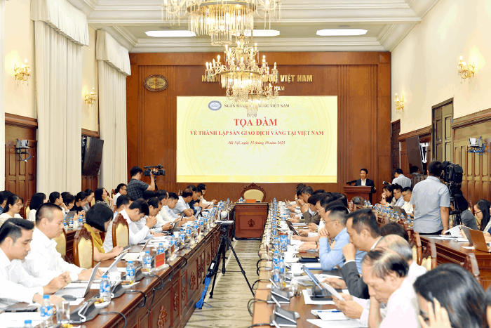 NHNN tổ chức Tọa đàm về thành lập Sàn giao dịch vàng tại Việt Nam. (Ảnh: SBV).
