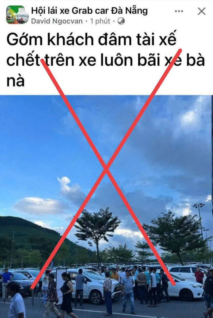 Thông tin khách đâm tài xế tử vong là hoàn toàn bịa đặt. (Ảnh: C.A)