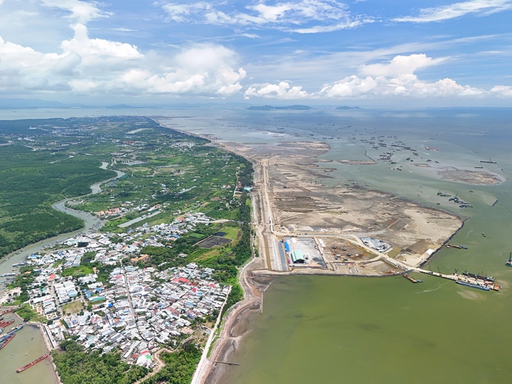 Toàn cảnh vị trí dự kiến xây đường vượt biển TP.HCM