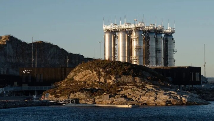 Cơ sở tiếp nhận CO₂ tại Øygarden, Na Uy, một phần của dự án Northern Lights. (Nguồn: Equinor)