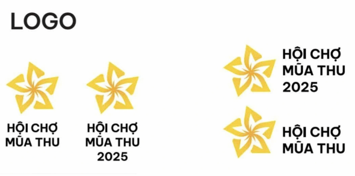 Logo "Hội chợ mùa Thu 2025" mang nhiều thông điệp ý nghĩa.