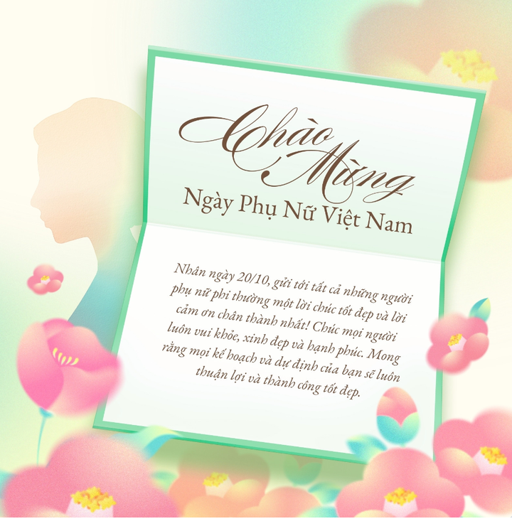 Mẫu thiệp hoa thường mang đến cảm giác tươi mới và nhẹ nhàng.