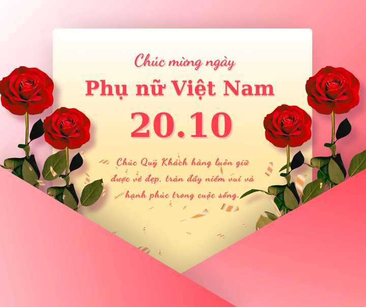 Lời chúc ý nghĩa gửi đến quý khách hàng dịp 20/10.