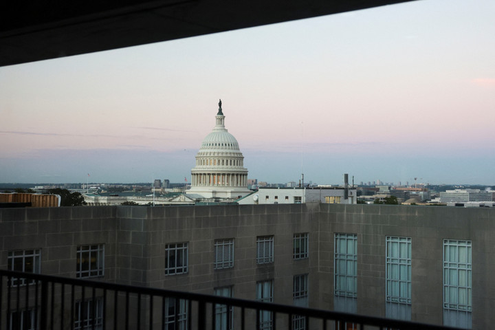 Điện Capitol trong bối cảnh chính phủ liên bang Mỹ tiếp tục đóng cửa một phần, tại Đồi Capitol ở Washington D.C., Mỹ. (Ảnh: Reuters)