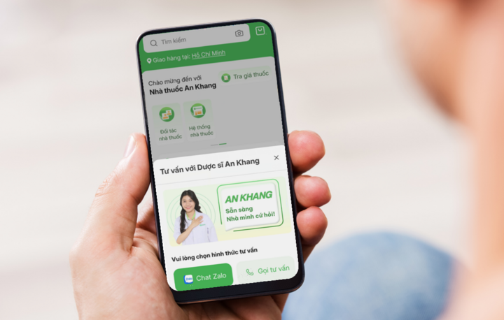 Chất lượng dịch vụ tư vấn trên ứng dụng vẫn được đảm bảo tối đa như thể đến trực tiếp nhà thuốc.